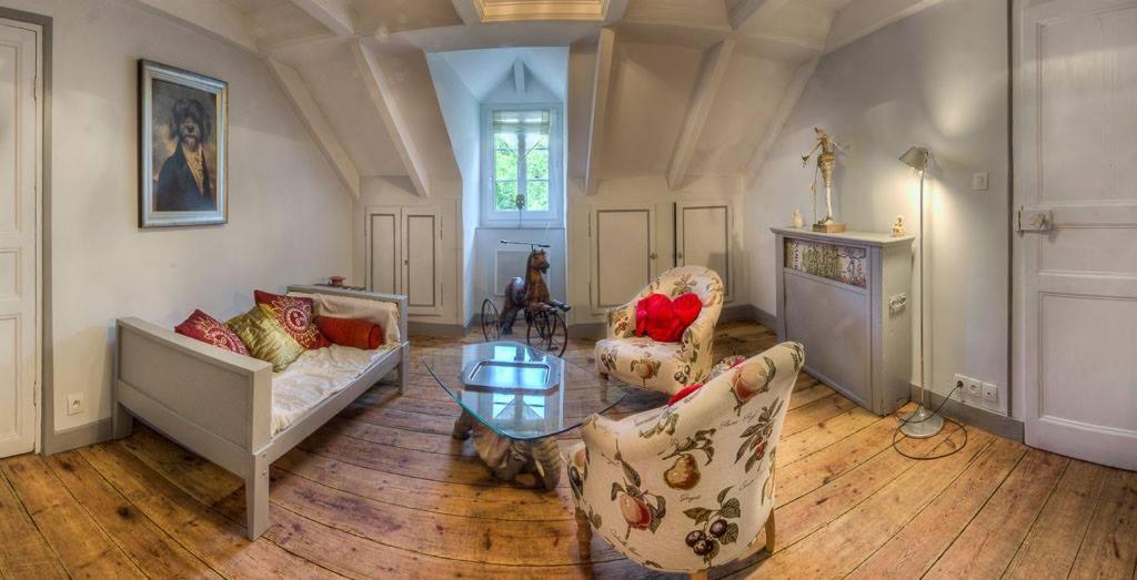 Bed and Breakfast Domaine Des Papeteries Plounevez-Moedec Esterno foto